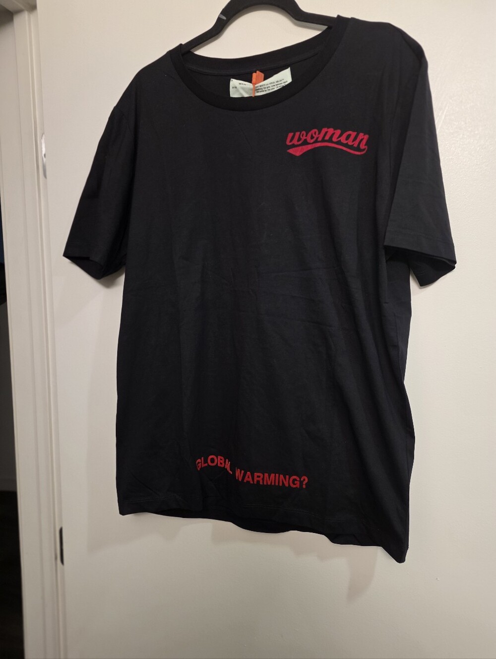 Off-White By Virgil Abloh Global Warming Tshirt Sz Xl